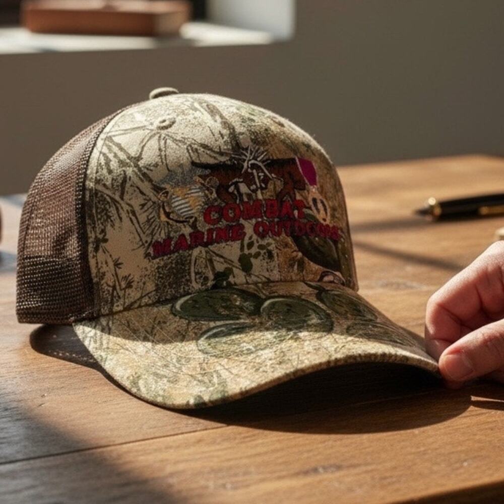 Kati Sport Cap Combat Marines Outdoor Adjustable USMC Purple Heart VTG Cap Hat